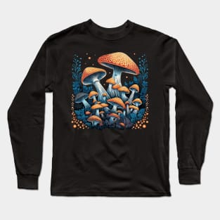 Mushroom Magic Kaleidoscope Wonder Long Sleeve T-Shirt